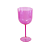 Taça De Gin Rosa Fluor Transparente Acrílica 600ml Decoração - Imagem 1