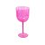 Taça De Gin Rosa Fluor Transparente Acrílica 600ml Decoração - Imagem 1