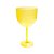 Taça De Gin Amarelo Transparente Acrílica 600ml Decoração - Imagem 2