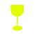 Taça De Gin Lisa Amarelo Neon Acrílica 600ml Decoração - Imagem 1