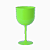 Taça De Gin Lisa Verde Neon Acrílica 600ml Decoração Lembrança - Imagem 1