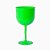 Taça De Gin Lisa Verde Neon Acrílica 600ml Decoração Lembrança - Imagem 1