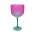 Taça De Gin Degrade Rosa Verde Água acrílica 600ml Decoração - Imagem 1