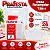Pote Retangular Com Tampa Marmita Plástico 750ml 24un - Imagem 1