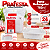 Pote Retangular Com Tampa Marmita Plástico 750ml 24un - Imagem 2