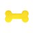 Tubete Formato Osso Amarelo Lembrancinhas 6unid - Imagem 4