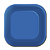 Prato De Papel Quadrado Azul Royal 18Cm 08uni Decoração - Imagem 1