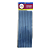Canudo Metalizado Azul Royal De Papel Artlille 12unid 19CM - Imagem 1