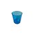 Copo Ceia Azul Docinhos Frasco 25ml Decoração 10un Plástico - Imagem 1