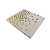 Guardanapo Rosa Poa Dourado Papel Folha Dupla 10 fls 33x33 - Imagem 1