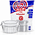 Embalagem G640 Plástica Redonda Doces 170ml Transparente 10un - Imagem 1