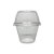 Embalagem G677 Plástica Pote Doces 250ml Transparente 25un - Imagem 3