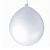 Balão Happy Day Big 350 Liso Branco Bexiga Brincar Decorar - Imagem 1