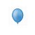 Balão Happy Day Azul Celeste 9" Bexiga Decoração 50unid - Imagem 1