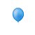 Balão Happy Day Liso Azul Celeste 8" Bexiga Decoração 50unid - Imagem 1