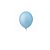 Balão Happy Day Liso Azul Claro 5" Bexiga Decoração 50unid - Imagem 2