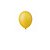 Balão Happy Day Liso Amarelo 5" Bexiga Decoração 50unid - Imagem 1