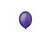 Balão Happy Day Liso Violeta 5" Bexiga Decoração 50unid - Imagem 1