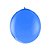 Balão Fat Ball 25" Liso Azul Pic Pic Bexiga Brincar Decorar - Imagem 2