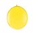 Balão Fat Ball 25" Liso Amarelo Pic Pic Bexiga Brincar Decorar - Imagem 1