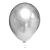Balão Pic Pic 16" Platino Prata 12un Redondo Bexiga Decoração - Imagem 4