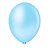 Balão Pic Pic 16" Azul Claro Liso 12un  Bexiga Decoração - Imagem 1