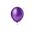Balão Pic Pic 09"Violeta Liso Redondo 50un Bexiga Decoração - Imagem 2
