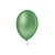 Balão Pic Pic 09" Verde Liso 50un Bexiga Decoração - Imagem 1