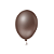 Balão Pic Pic 09&quot; Marrom Liso 50un Bexiga Decoração - Imagem 1