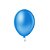 Balão Pic Pic 09" Azul Liso 50un Bexiga Decoração - Imagem 1