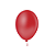 Balão Pic Pic 09" Vermelho Liso 50un Bexiga Decoração - Imagem 1
