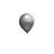 Balão Cromado Prata 5" Art-Latex Bexiga 25uni Decoração - Imagem 1