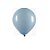 Balão Art-Latex 9" Azul Claro Bexiga Redondo Decoração 50un - Imagem 2
