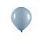 Balão Art-Latex 9" Azul Claro Bexiga Redondo Decoração 50un - Imagem 1