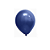Balão Cromado Azul 12" Art-Latex Bexiga 24uni Decoração - Imagem 1