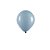 Balão Art - Látex Tradicional Azul Claro 8"  Decoração 50un - Imagem 2