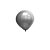 Balão Art - Látex Metalizado Prata 8" Bexiga Decoração 50un - Imagem 1