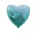 Balão Coração 18" 45cm Tiffany Hologlitter Metalizado Decoração - Imagem 3
