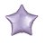 Balão Estrela 20" 50cm Cromada Lilás Pastel Metalizado Decoração - Imagem 4