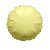 Balão Redondo 20" 50cm Amarelo Baby Metalizado Decoração - Imagem 2