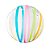Balão Bolha 20" 50,8cm Transparente Listras Coloridas Horizontais - Imagem 4