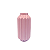 Vaso Elegance De Plástico Decorativo 18Cm Rosa Bebê - Imagem 1