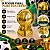 Troféu Bola Dourado De Plástico Decorativo Futebol - Imagem 5