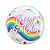 Balão Bubble Happy Birthday Unicornio 22" 56cm Festa Qualatex - Imagem 4