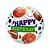 Balão Bubble Happy Birthday Esportes 22" 56cm Decoração - Imagem 1