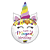Balão Cabeça Unicornio 33" 84cm Metalizado Decoração - Imagem 1