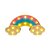 Arco Íris Plástico De Led Candy Color Decorativo Iluminação - Imagem 5