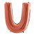 Letra U Maiúscula 26" 66CM Rose Gold Metalizado Decorativo - Imagem 2