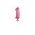 Número 1 Topper De Bolo Balão 5" Pink Metalizado 12CM - Imagem 3