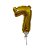 Balão 7" Número 7 Dourado Metalizado C/Vareta Decoração - Imagem 2